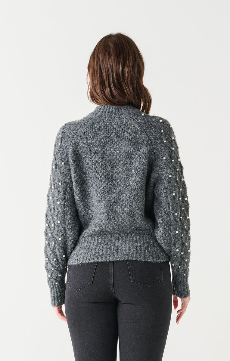 Pearl embellished clearance sweater