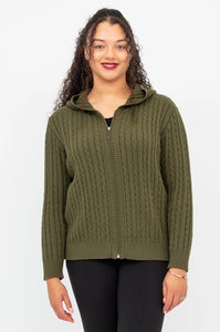 Elsie Sweater in Olive by Blue Sky Clothing Co