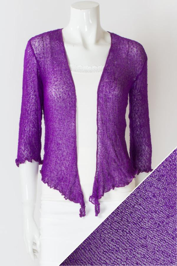 Purple Short Shrug