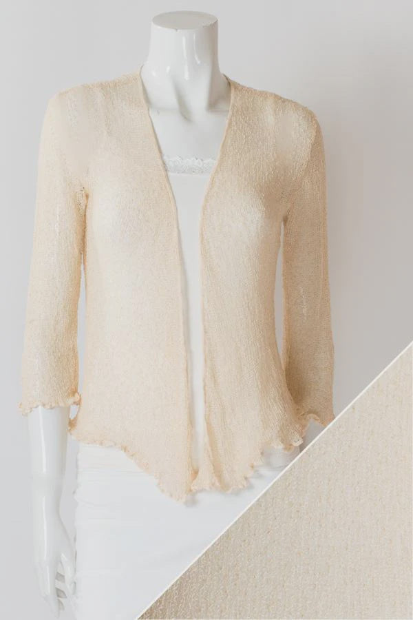 Cream Short Shrug