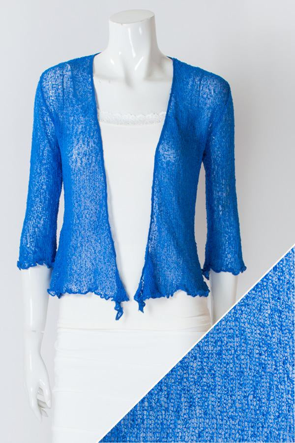 Electric Blue Short Shrug