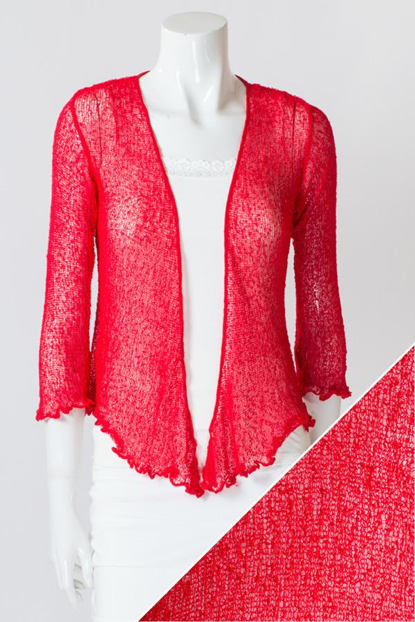 Red Short Shrug - One Size