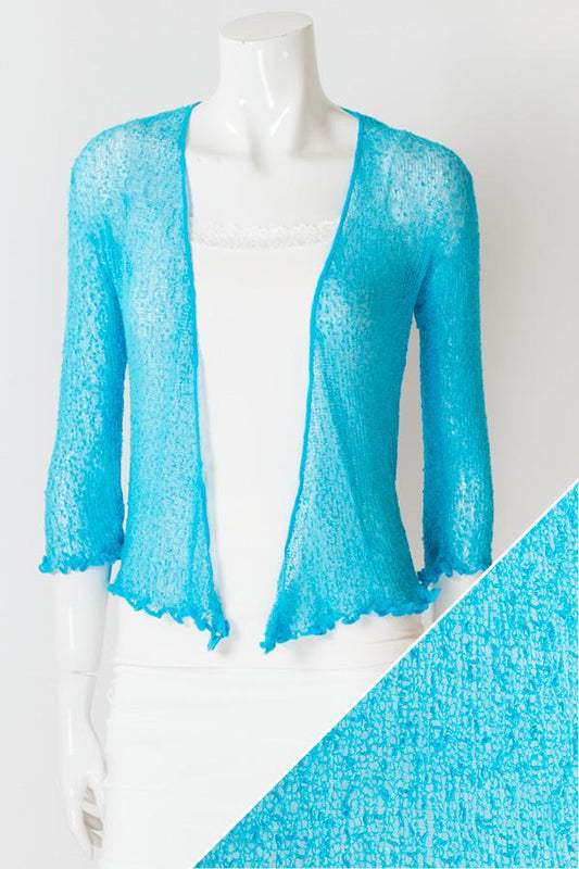 Turquoise Short Shrug