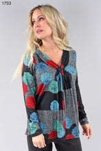 Load image into Gallery viewer, Long Sleeve Top with Knot by Michael Tyler (AVAILABLE IN PLUS SIZES)
