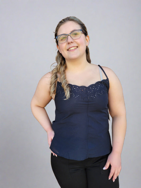 EYELET TANK by Dex (available in plus sizes)