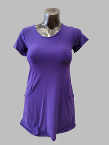 Purple Top with Pockets by Pretty Women