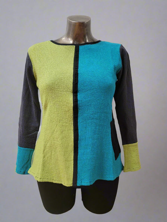 Sandy Textured Top by Parsley and Sage (AVAILABLE IN PLUS SIZES) (Copy)