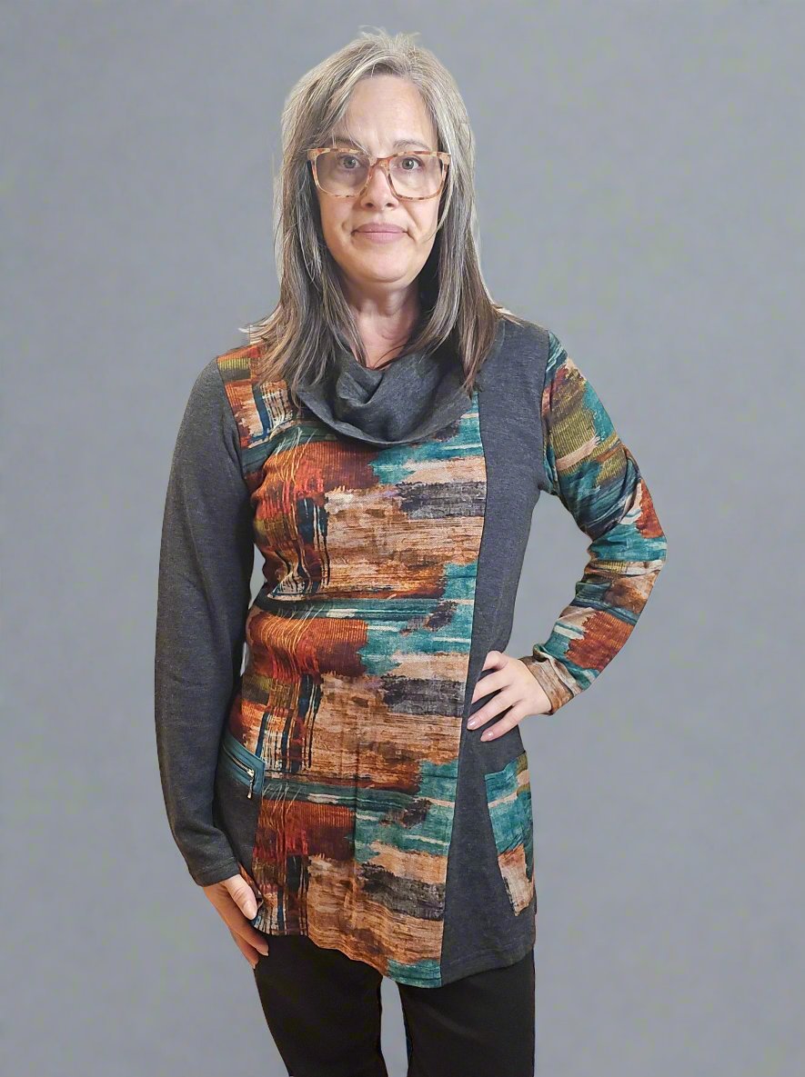 Kelsy Tunic by Parsley and Sage (AVAILABLE IN PLUS SIZES)