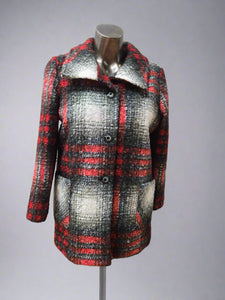 Plaid Coat by Modes Crystal