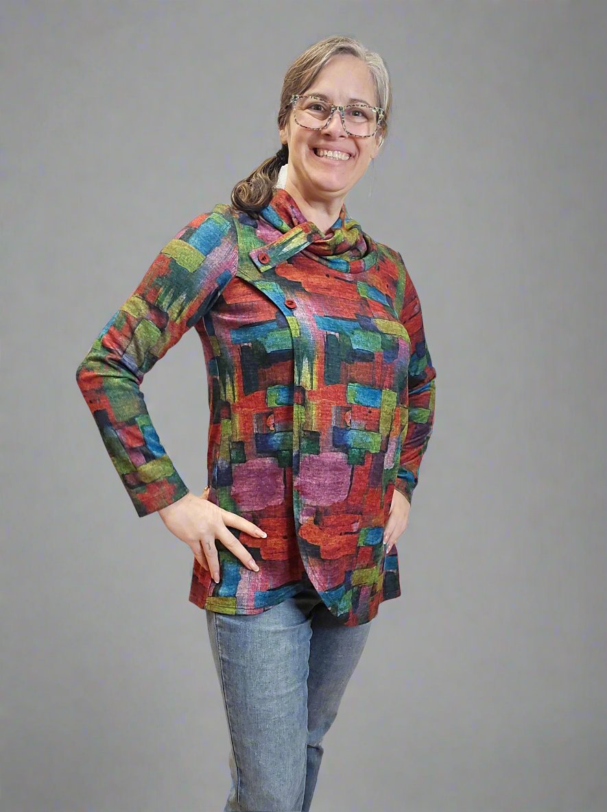 Multi Coloured Soft Tunic by Pure Essence