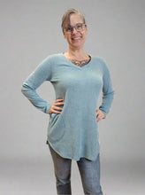 Load image into Gallery viewer, 2 Piece Ribbed Top in Blue by Pure Essence
