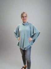 Load image into Gallery viewer, 2 Piece Ribbed Top in Blue by Pure Essence
