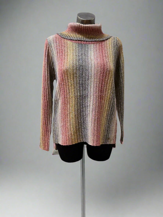 Ribbed Cowl Neck Top by Picadilly