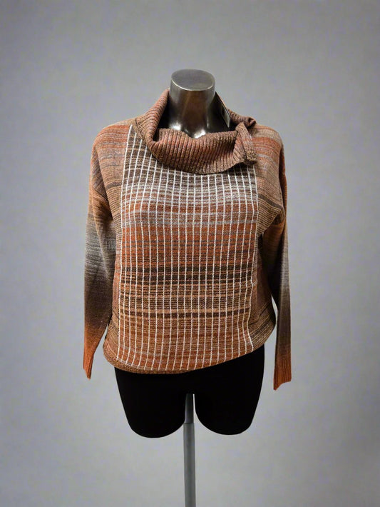 Cowl Neck Knit Top by Picadilly