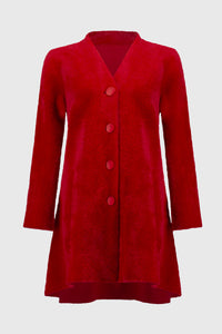 Sweater Knit Flared Coat by Joseph Ribkoff