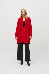 Sweater Knit Flared Coat by Joseph Ribkoff