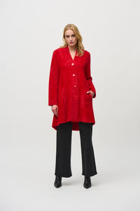 Sweater Knit Flared Coat by Joseph Ribkoff