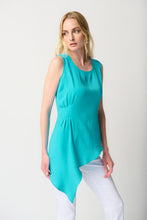 Load image into Gallery viewer, Gauze Asymmetrical Sleeveless Tunic by Joseph Ribkoff (available in plus sizes) (Copy) (Copy) (Copy)
