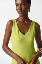 Load image into Gallery viewer, Silky Knit Asymmetrical Sleeveless Dress by Joseph Ribkoff (available in plus sizes) (Copy)
