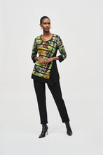 Load image into Gallery viewer, Abstract Burnout And Silky Knit Tunic by Joseph Ribkoff (available in plus sizes)
