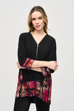 Load image into Gallery viewer, Silky Knit With Abstract Burnout Tunic by Joseph Ribkoff
