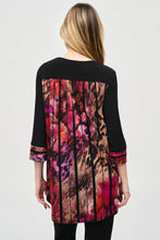 Load image into Gallery viewer, Silky Knit With Abstract Burnout Tunic by Joseph Ribkoff
