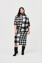 Load image into Gallery viewer, Plaid Jacquard Knit Sweater by Joseph Ribkoff
