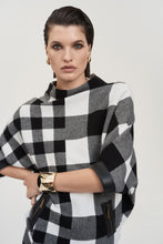 Load image into Gallery viewer, Plaid Jacquard Knit Sweater by Joseph Ribkoff
