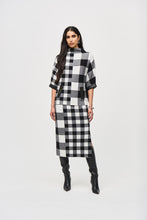 Load image into Gallery viewer, Plaid Jacquard Knit Sweater by Joseph Ribkoff
