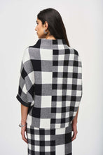 Load image into Gallery viewer, Plaid Jacquard Knit Sweater by Joseph Ribkoff
