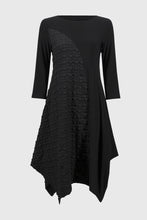 Load image into Gallery viewer, Silky Knit And Jacquard Handkerchief Dress by Joseph Ribkoff (available in plus sizes)
