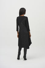 Load image into Gallery viewer, Silky Knit And Jacquard Handkerchief Dress by Joseph Ribkoff (available in plus sizes)
