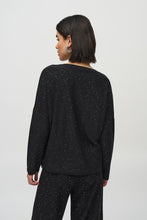 Load image into Gallery viewer, Sequined Sweater Knit Boxy Top by Joseph Ribkoff
