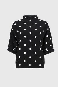 Polka Dot Sweater by Joseph Ribkoff (available in plus sizes)