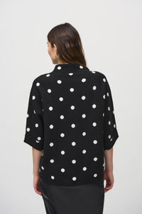 Polka Dot Sweater by Joseph Ribkoff (available in plus sizes)