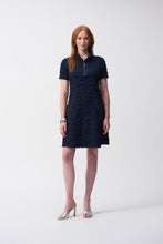 Load image into Gallery viewer, Bubble Jacquard A-Line Dress by Joseph Ribkoff (available in plus sizes)
