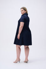 Load image into Gallery viewer, Bubble Jacquard A-Line Dress by Joseph Ribkoff (available in plus sizes)
