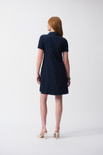 Load image into Gallery viewer, Bubble Jacquard A-Line Dress by Joseph Ribkoff (available in plus sizes)
