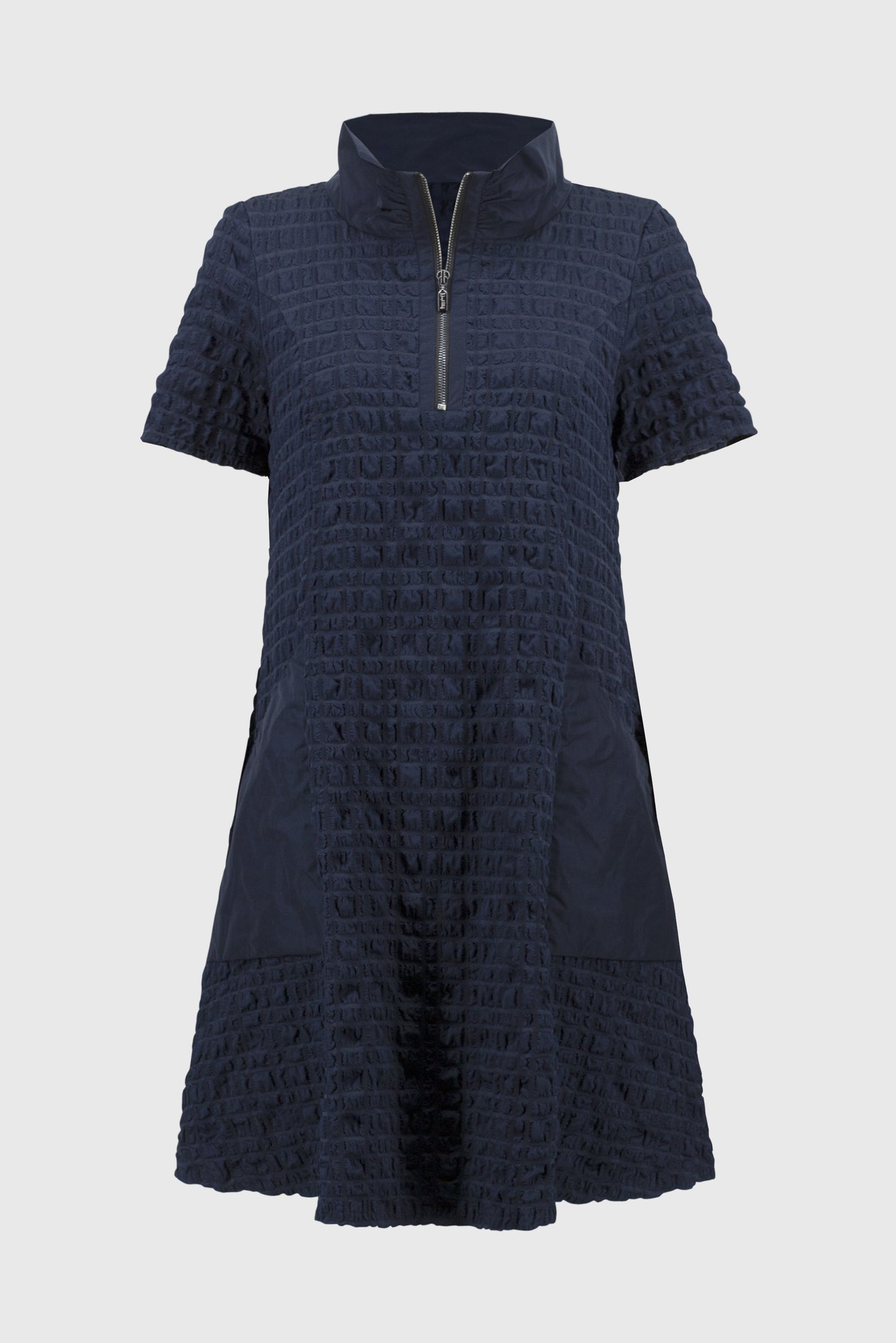 Bubble Jacquard A-Line Dress by Joseph Ribkoff (available in plus sizes)