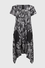 Load image into Gallery viewer, Silky Knit Conversasional Print Cocoon Dress by Joseph Ribkoff (available in plus sizes)
