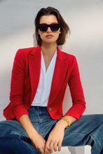 Load image into Gallery viewer, Bouclé Fitted Blazer by Joseph Ribkoff (available in plus sizes)
