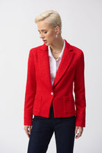 Load image into Gallery viewer, Bouclé Fitted Blazer by Joseph Ribkoff (available in plus sizes)
