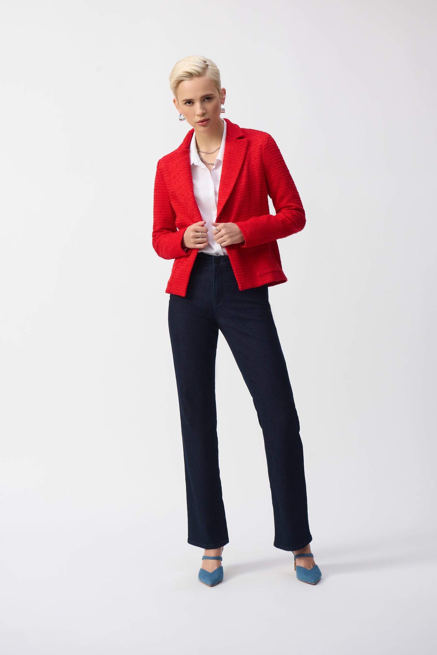 Bouclé Fitted Blazer by Joseph Ribkoff (available in plus sizes)