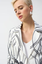 Load image into Gallery viewer, Faux Suede Floral Print Jacket by Joseph Ribkoff (available in plus sizes)
