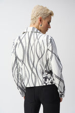 Load image into Gallery viewer, Faux Suede Floral Print Jacket by Joseph Ribkoff (available in plus sizes)
