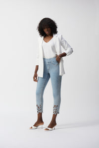 Slim Fit Pull-On Jeans by Joseph Ribkoff (available in plus sizes)