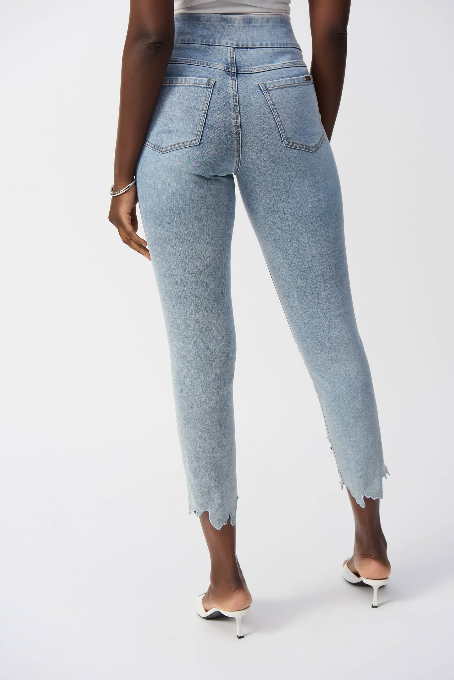 Slim Fit Pull-On Jeans by Joseph Ribkoff (available in plus sizes)