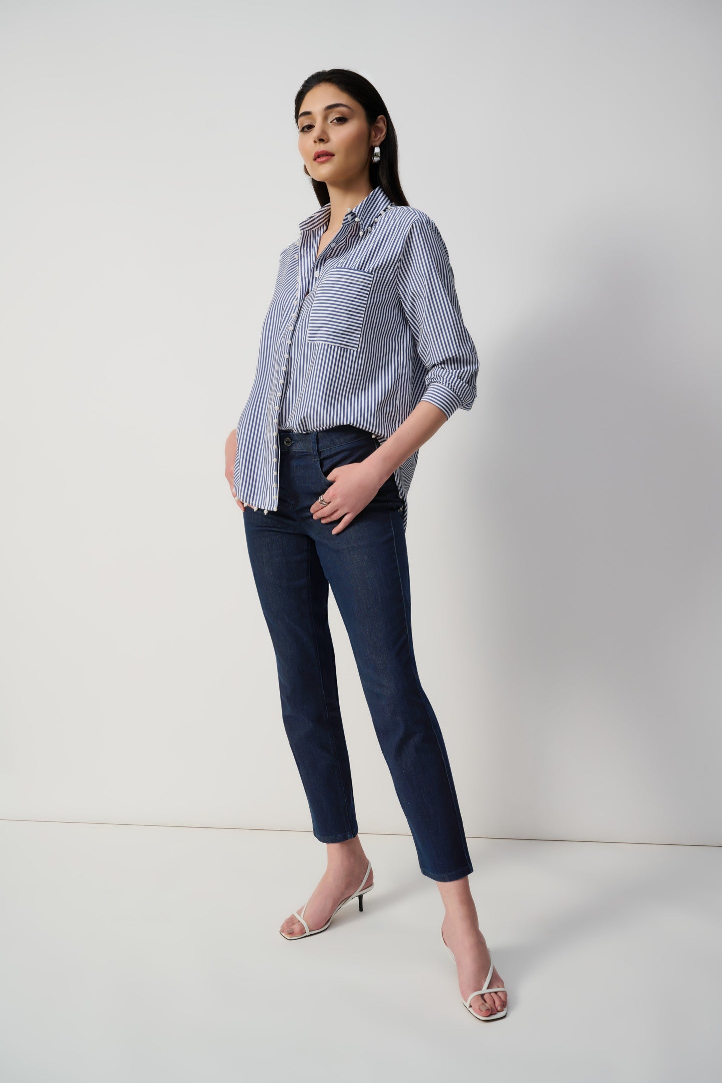 Gia | Classic Slim Fit Stretch Jeans by Joseph Ribkoff (available in plus sizes)