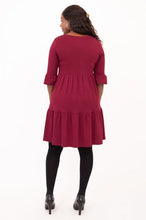 Load image into Gallery viewer, Bernadette Dress in Burgundy by Blue Sky Clothing Co
