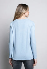 Load image into Gallery viewer, Crew Neck Top with Pockets by Picadilly (available in plus sizes)
